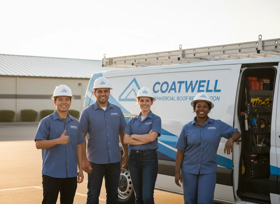 Commercial roof coating company in Port Bolivar, TX